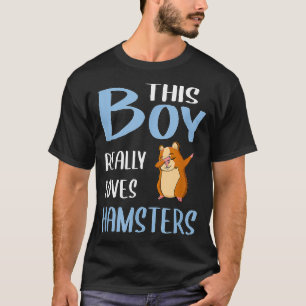 Camiseta Mens Gift Hammy Este chico realmente ama a los ham