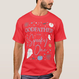 Camiseta Mens Godfather of the Spooky One First Birthday Bo