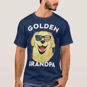 Camiseta Mens Golden Retriever Grandpa for Men 