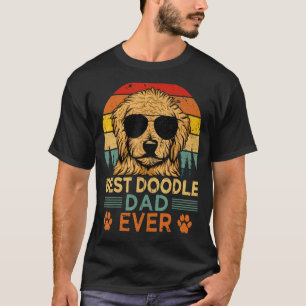Camiseta Mens Goldendoodle Dog Vintage Mejor Doodle Dad Nun