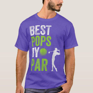 Camiseta Mens Golf Best Pops By Par Grandpa Golfer Father's