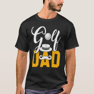 Camiseta Mens Golf Dad Golf Par Para El Padre Del Golfista