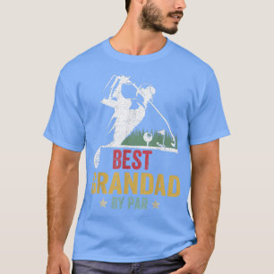 Camiseta Mens Golf Mejor Abuelo De Par Daddy Golfer Padre