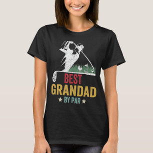 Camiseta Mens Golf Mejor Abuelo De Par Daddy Golfer Padre