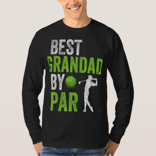 Camiseta Mens Golf Mejor Abuelo De Par Daddy Golfer Padre