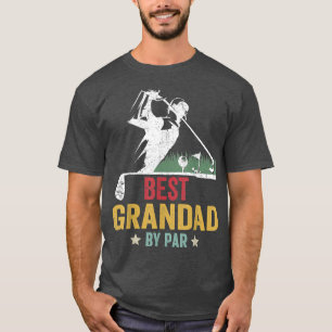 Camiseta Mens Golf Mejor Abuelo De Par Daddy Golfer Padre