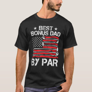 Camiseta Mens Golf Mejor Bono Papá Por Par Golfer American 