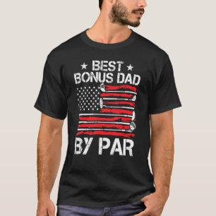 Camiseta Mens Golf Mejor Bono Papá Por Par Golfer American 