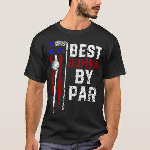 Camiseta Mens Golf Mejor Bumpa De Par Grandpa Bandera De Go