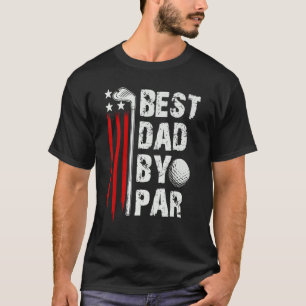 Camiseta Mens Golf Mejor Papá Por Par Daddy Golfer American
