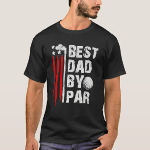 Camiseta Mens Golf Mejor Papá Por Par Daddy Golfer American