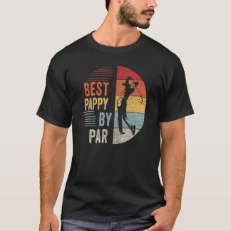 Camiseta Mens Golf Mejor Pappy Por Par Grandpa Golfer Padre