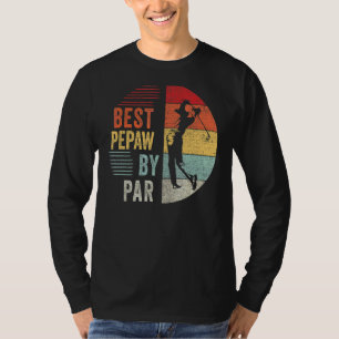 Camiseta Mens Golf Mejor Pepaw Por Par Grandpa Padre