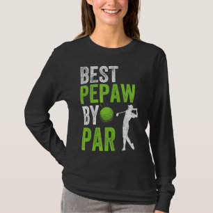 Camiseta Mens Golf Mejor Pepaw Por Par Grandpa Padre