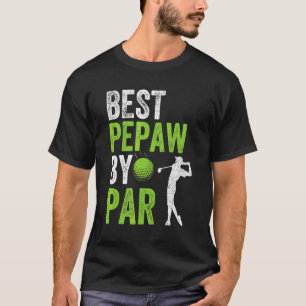 Camiseta Mens Golf Mejor Pepaw Por Par Grandpa Padre