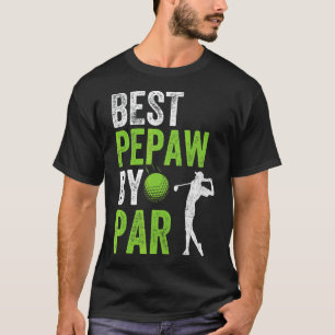 Camiseta Mens Golf Mejor Pepaw Por Par Grandpa Padre