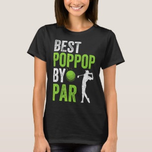 Camiseta Mens Golf Mejor Poppop De Par Grandpa Padre