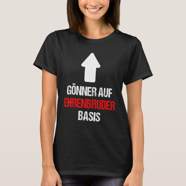 Camiseta Mens Gönner Basado En Honor Brother Arrow Streame (Anverso)