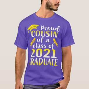 Camiseta Mens Graduation Class Family Proud Cousin Of A