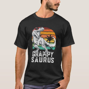 Camiseta Mens Grampysaurus Funny T Rex Dinosaur Dad Saurus