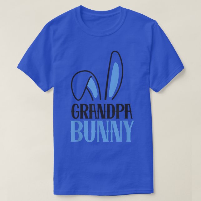 Camiseta Mens Grandpa Bunny Costume Funny Family Matching E (Diseño del anverso)