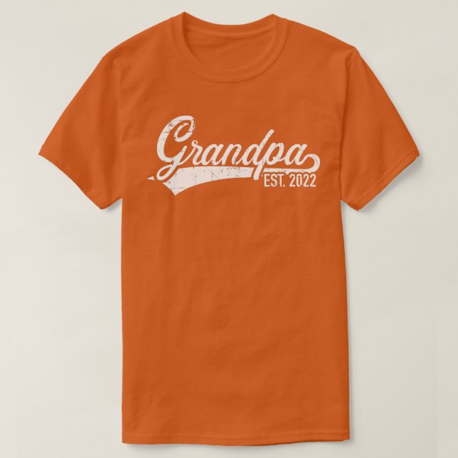 Camiseta Mens Grandpa est (Diseño del anverso)