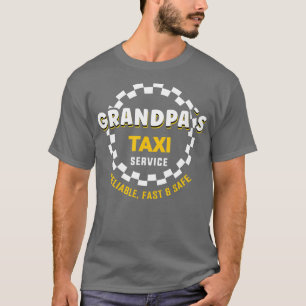Camiseta Mens Grandpas Taxi Chauffeur coche drive trae y