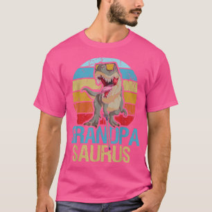 Camiseta Mens Grandpasaurus Dinosaur Grandpa Granddad Papa