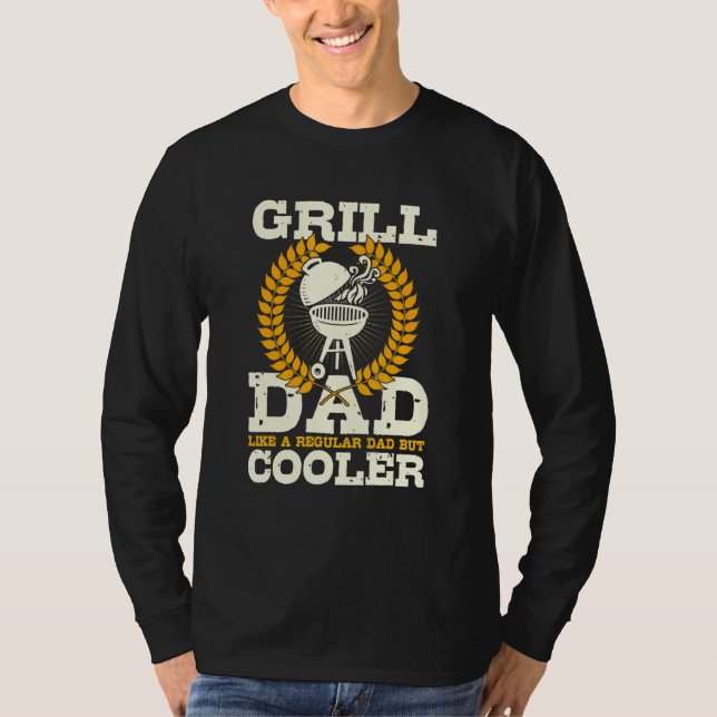 Camiseta Mens Grill Dad Definition Griller Barbecue Master (Anverso)