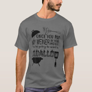Camiseta Mens Grill Dads, Hot Dog Funny Sausage Weiner S Fo
