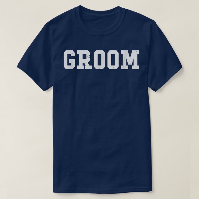 Camiseta Mens Groom (Diseño del anverso)