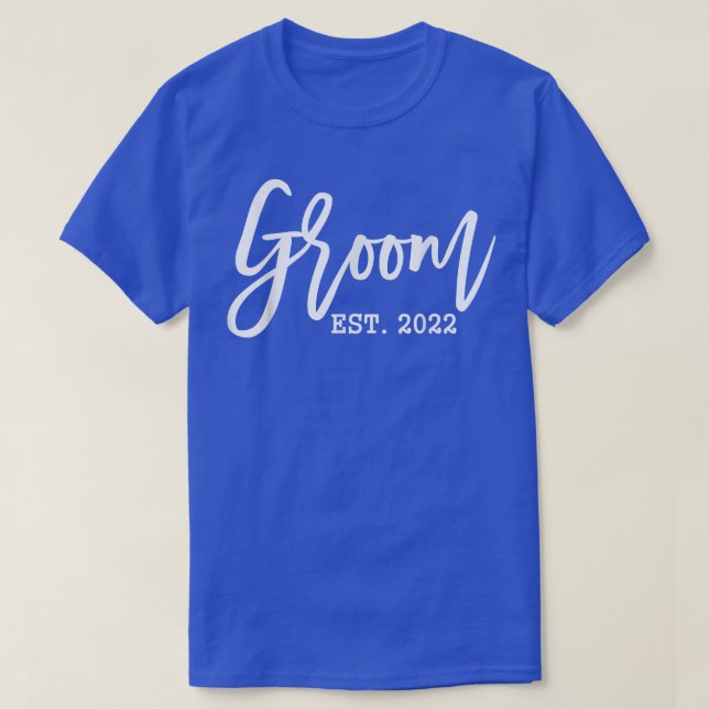 Camiseta Mens Groom 2022 (Diseño del anverso)