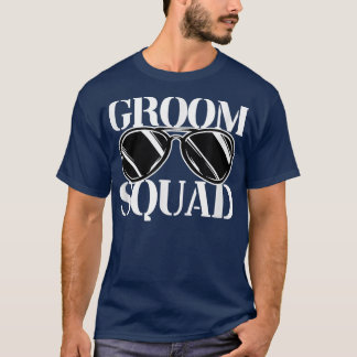 Camiseta Mens Groom Squad Groomsmen Bachelor Party 