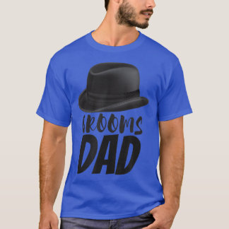 Camiseta Mens Grooms padre hijos matrimonio hijos gorra Bod