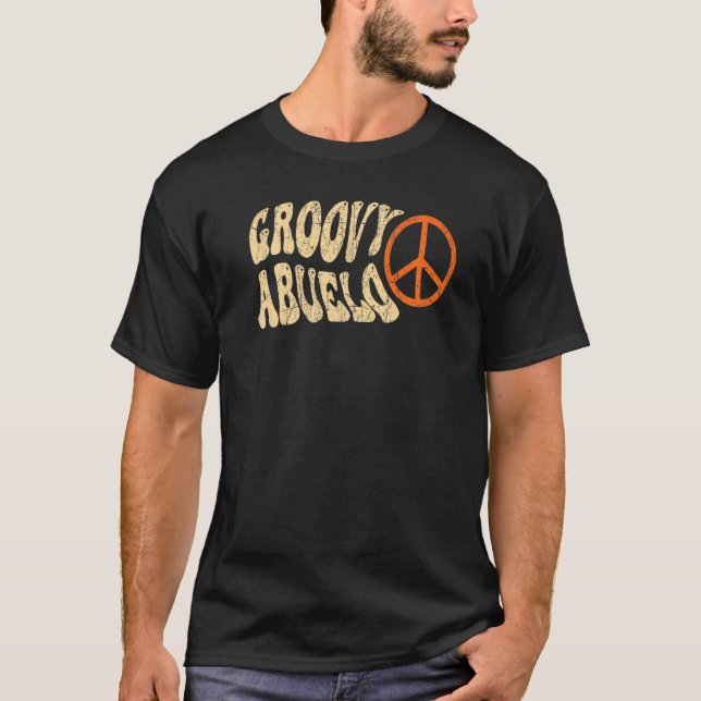 Camiseta Mens Groovy Abuelo 70s Aesthetic Nostalgia 1970's  (Anverso)