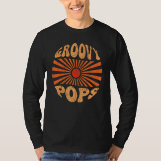 Camiseta Mens Groovy Pops Nostalgia estética de los años 70