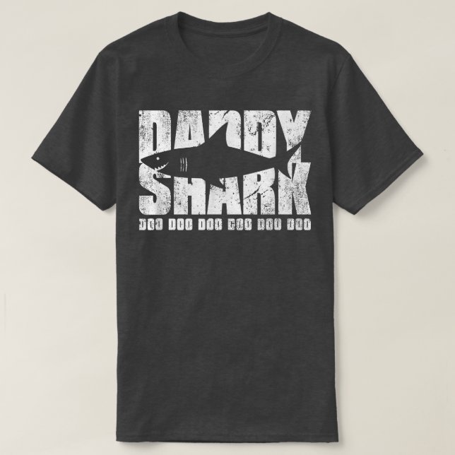Camiseta Mens Guay Daddy Shark (Diseño del anverso)