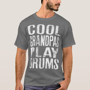 Camiseta Mens Guay Grandpas Play Drum Cita Graciosa Para Mu