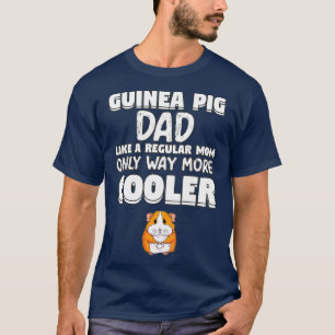 Camiseta Mens Guinea Cerdo papá diseño más refrigerador 