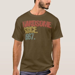 Camiseta Mens Handsome Since 1967 Vintage Birthday Gifts 67