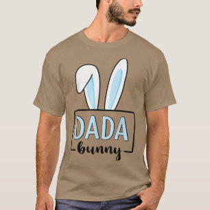 Camiseta Mens Happy Easter Daddy Bunny Rabbit Christian Eas
