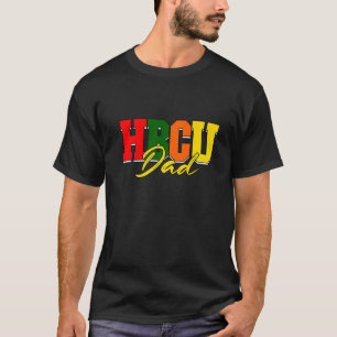 Camiseta Mens Hbcu Dad Históricamente Colegios y Univer Neg