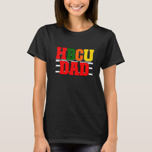 Camiseta Mens Hbcu Dad Históricamente Colegios y Univer Neg