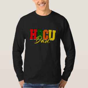 Camiseta Mens Hbcu Dad Históricamente Colegios y Univer Neg