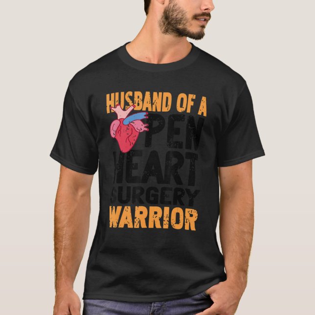 Camiseta Mens Heart Health Awareness for Bypass Recovery (Anverso)