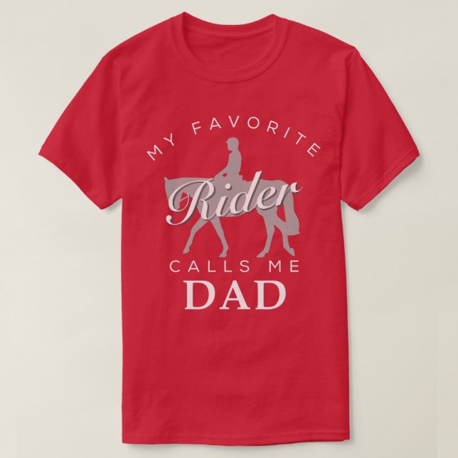 Camiseta Mens Horse Riding Father and Daughter Son  for Men (Diseño del anverso)