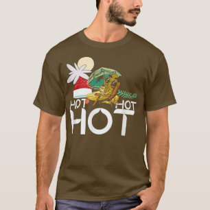 Camiseta Mens Hot Hot Hot Christmas In July Surfing Xmas Th
