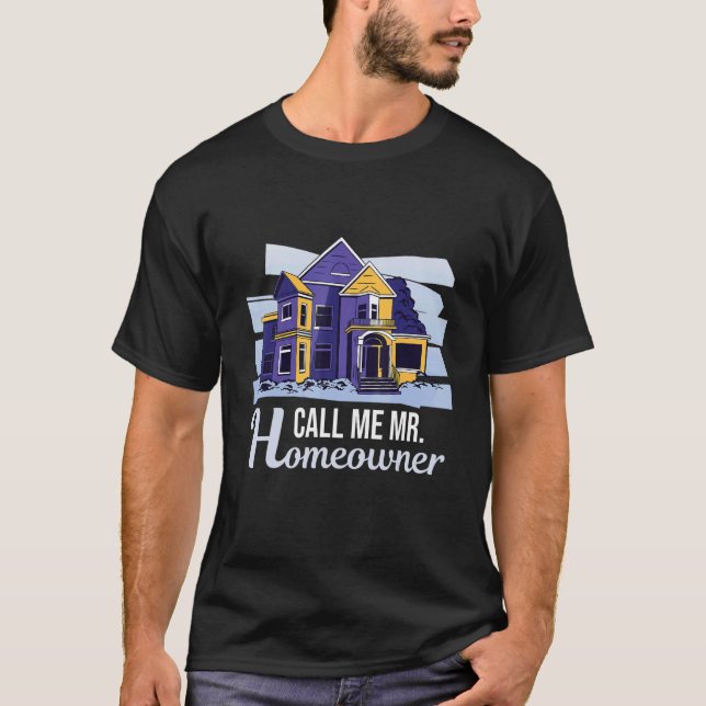 Camiseta Mens Housewarming Party Mr Homeowner (Anverso)
