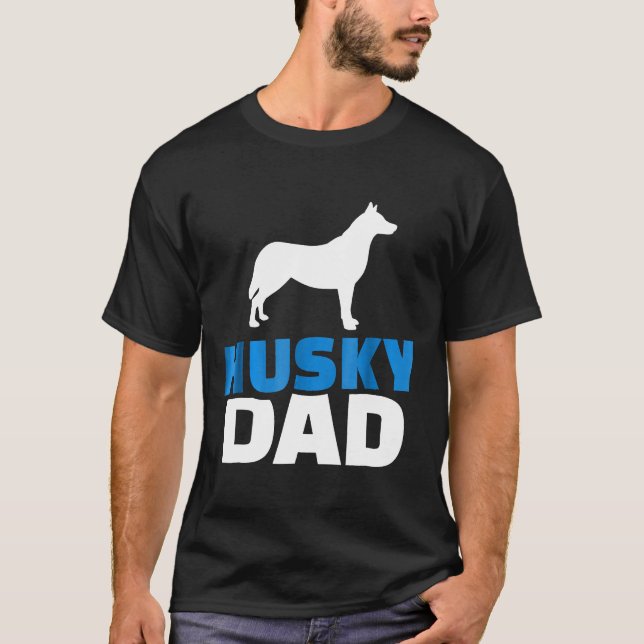 Camiseta Mens Husky Dad (Anverso)