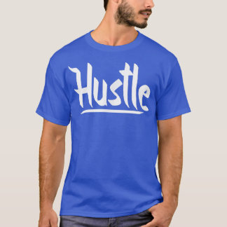 Camiseta Mens HUSTLE Gym Fitness Workout Bodybuilding Motiv